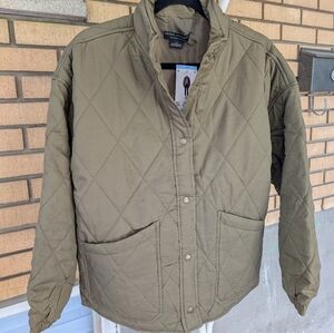 Nwt Social Standard Green Lightweight Utility Jacket
